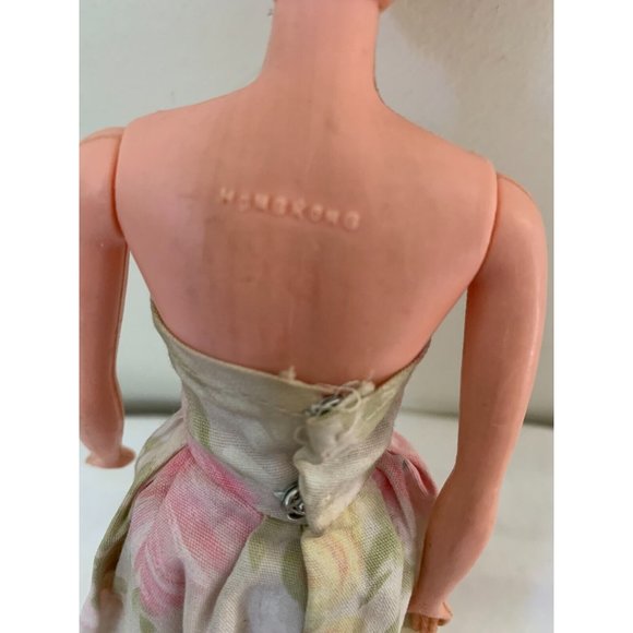 Vintage Barbie Clone Doll Hillman Brown Hair Blue Eyes Made in Hong Kong - Picture 6 of 6